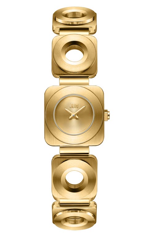 JBW Chasm Bracelet Watch, 22mm in 18K Gold/Gold 