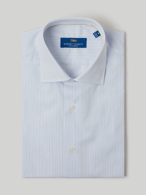 Robert Talbott Reynolds Twill Multi Stripe Dress Shirt in Blue/white 