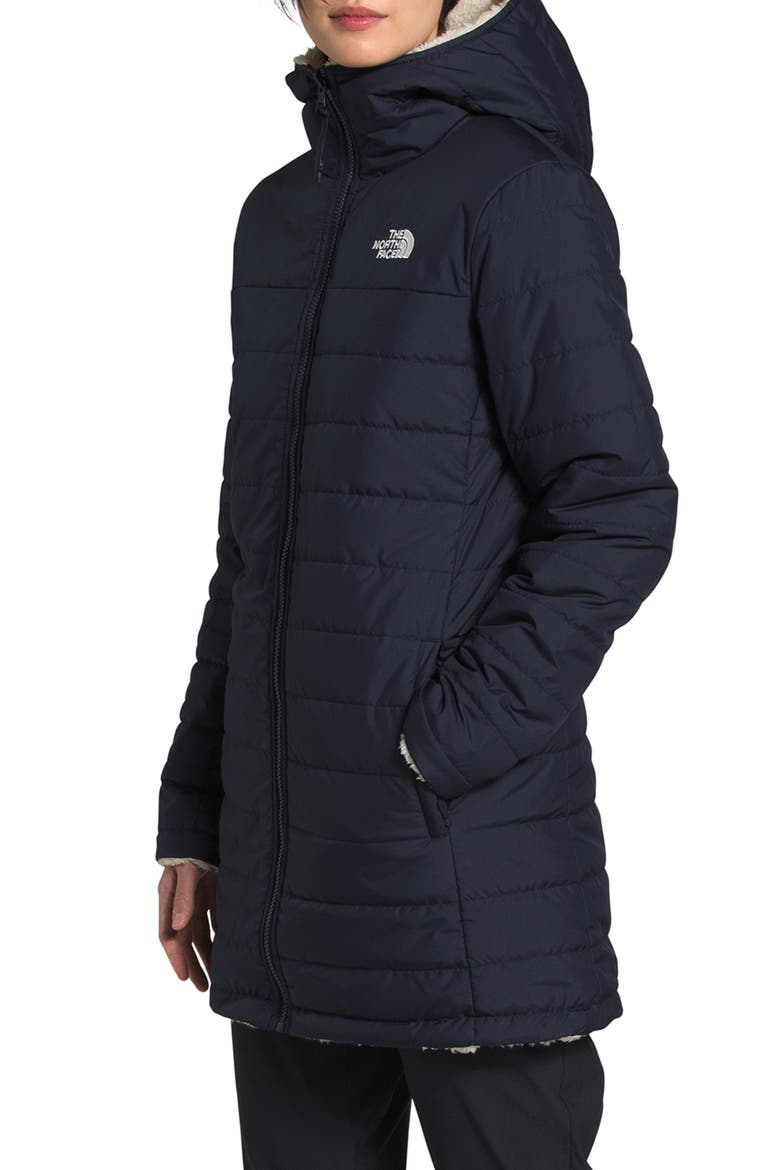 Mossbud Water Repellent Reversible Heatseeker™ Parka, Alternate, color, AVIATOR NAVY/VINTAGE WHITE