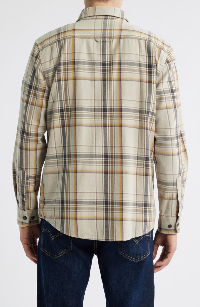 Pendleton Beach Shack Plaid Button-Up Shirt, Alternate, color, Tan Multi Plaid
