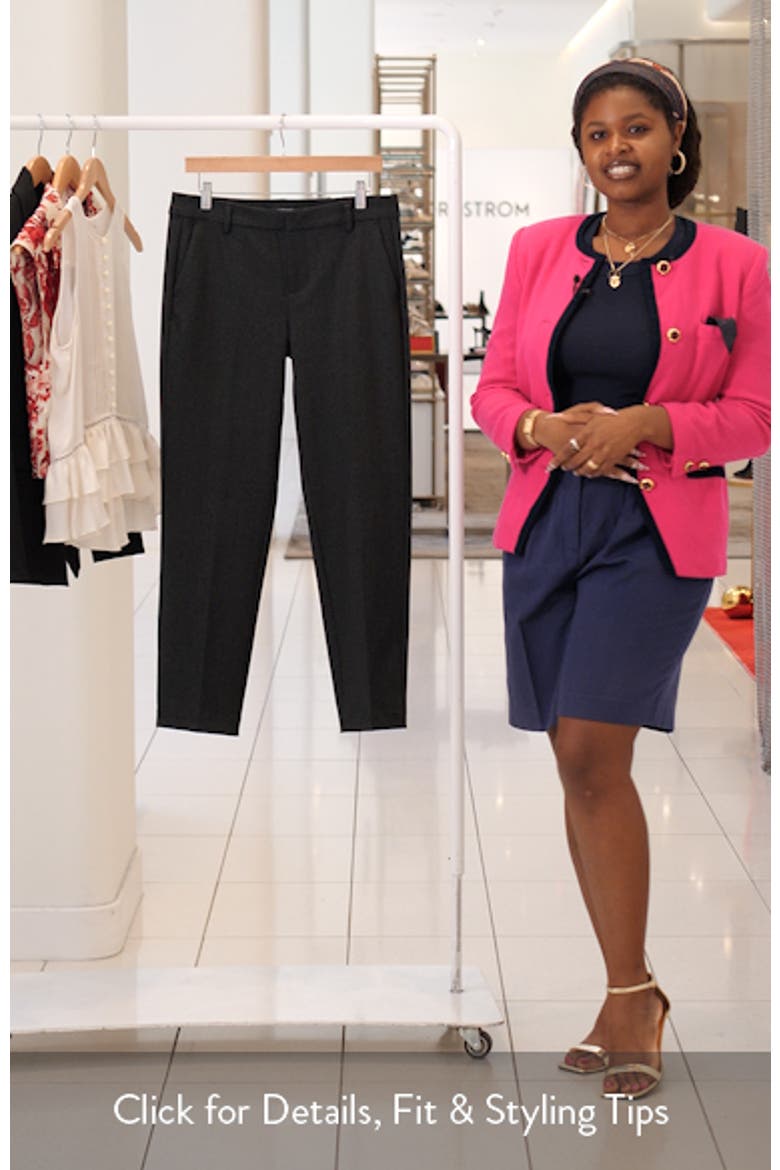 Kelsey Herringbone Tapered Pants video