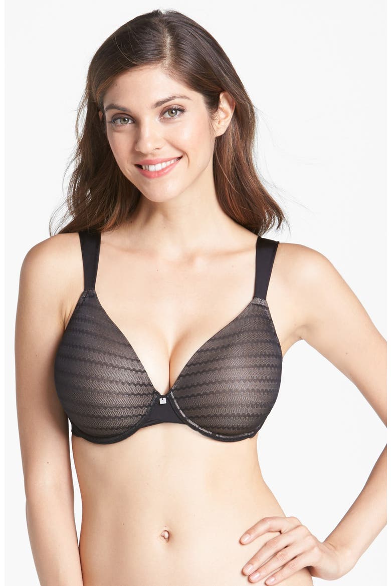 N Natori 'Conceal' Full Figure Underwire T-Shirt Bra, Main, color, BLACK/CAFE