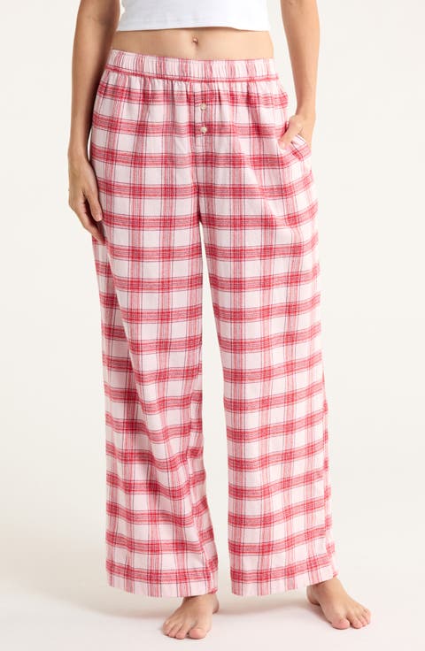 Flannel Boxer Pajama Pants