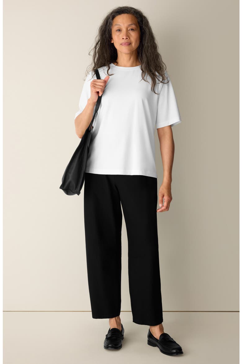 Crewneck Relaxed T-shirt, Alternate, color, WHITE