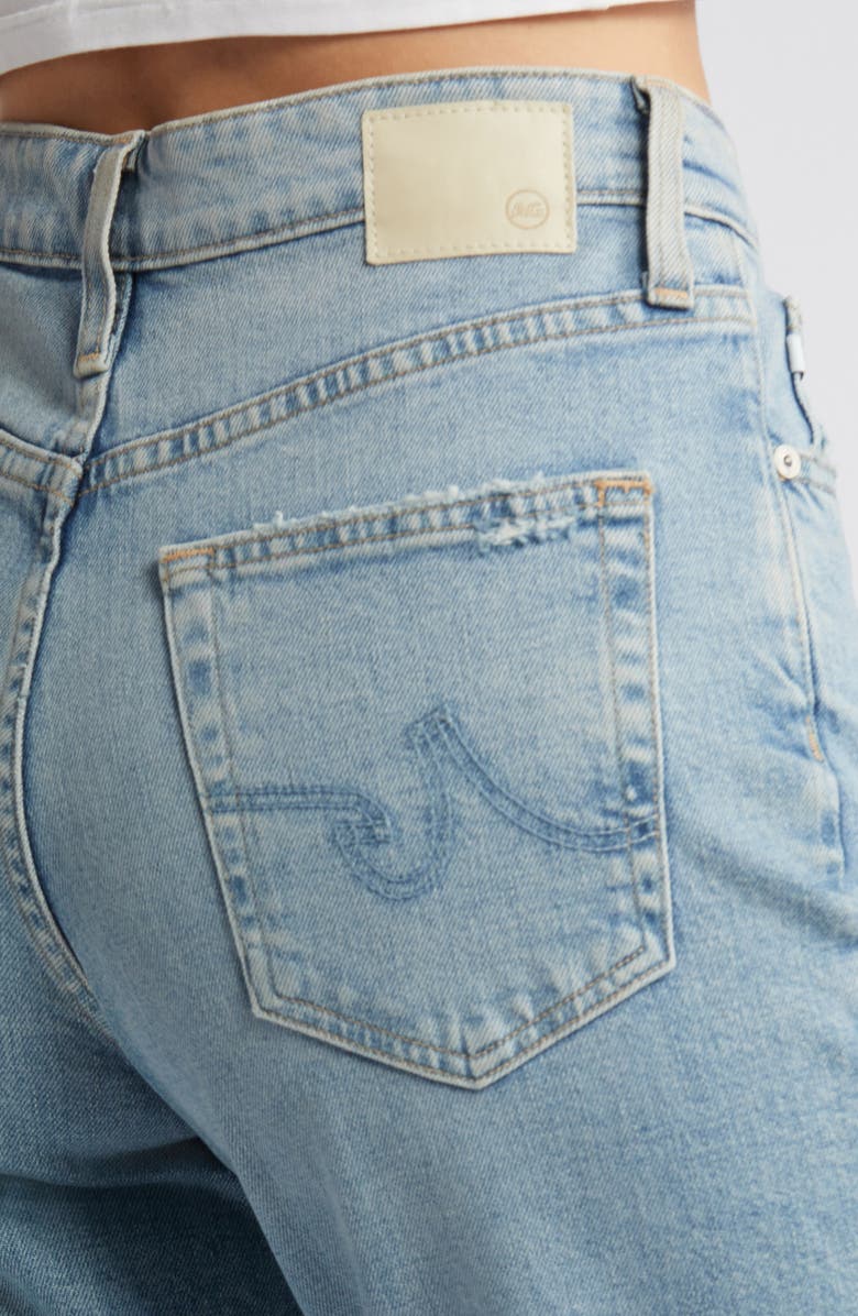 AG Rian High Waist Ankle Straight Leg Jeans, Alternate, color, 
