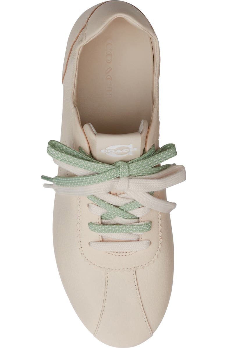 COACH Lace Up Sneaker, Alternate, color, Chalk
