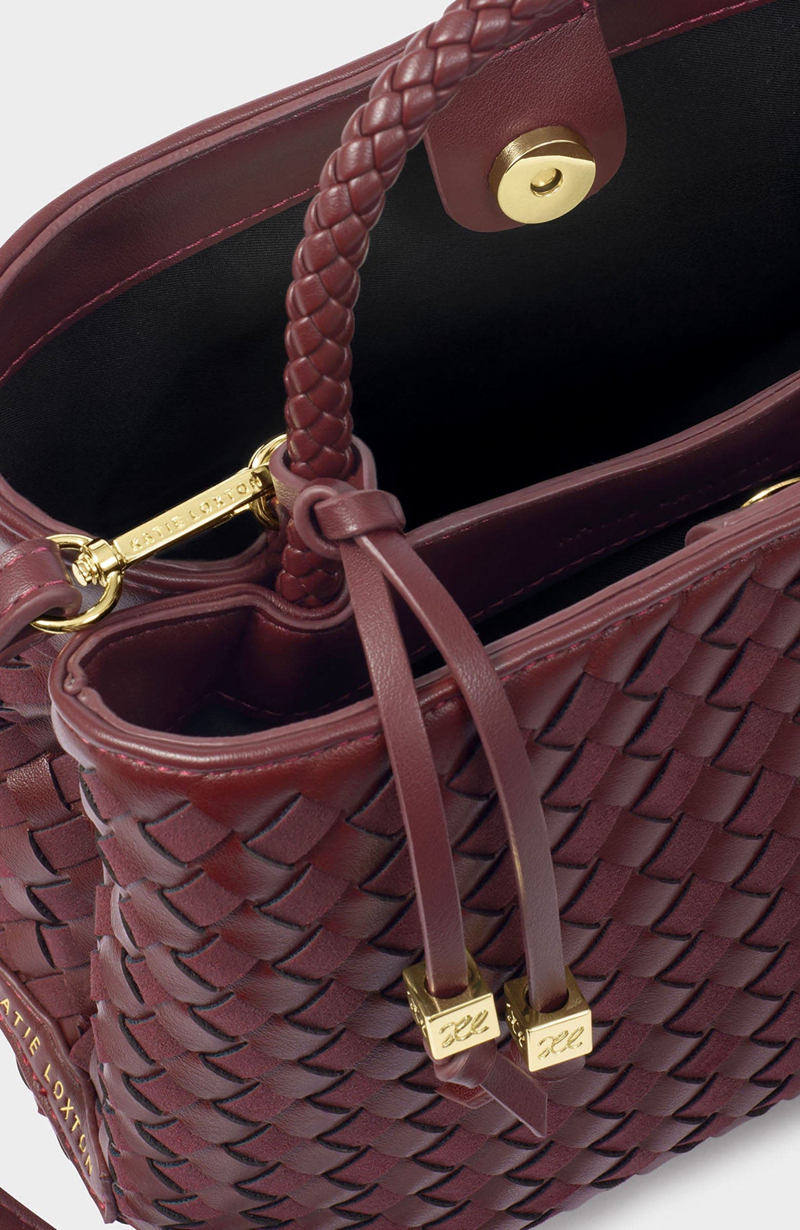Nova Woven Texture Top Handle Bag, Alternate, color, Cherry Mixed