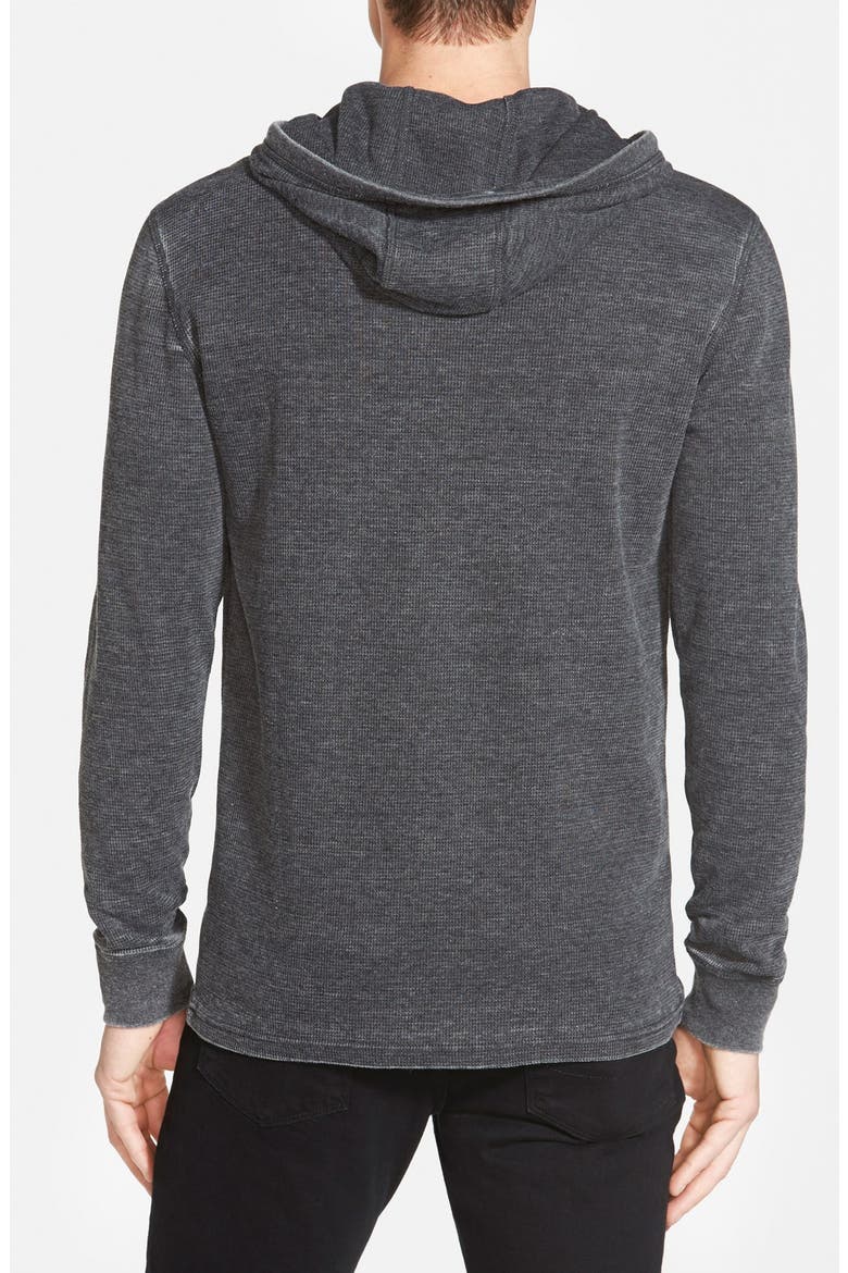 'Murphy' Hooded Thermal, Alternate, color, BLACK