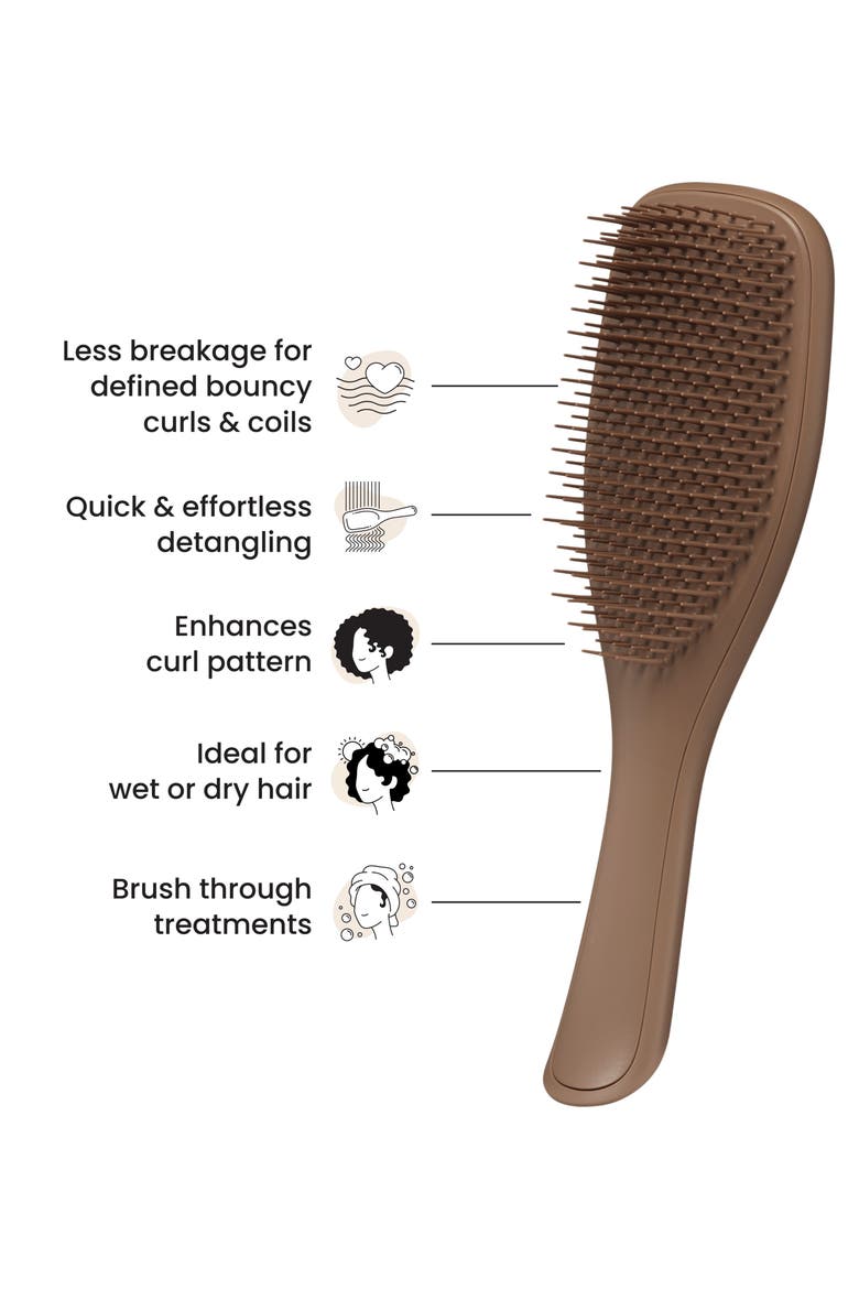 x SKIMS The Ultimate Detangler Hairbrush (Nordstrom Exclusive), Alternate, color, NATURALLY CURLY SIENNA