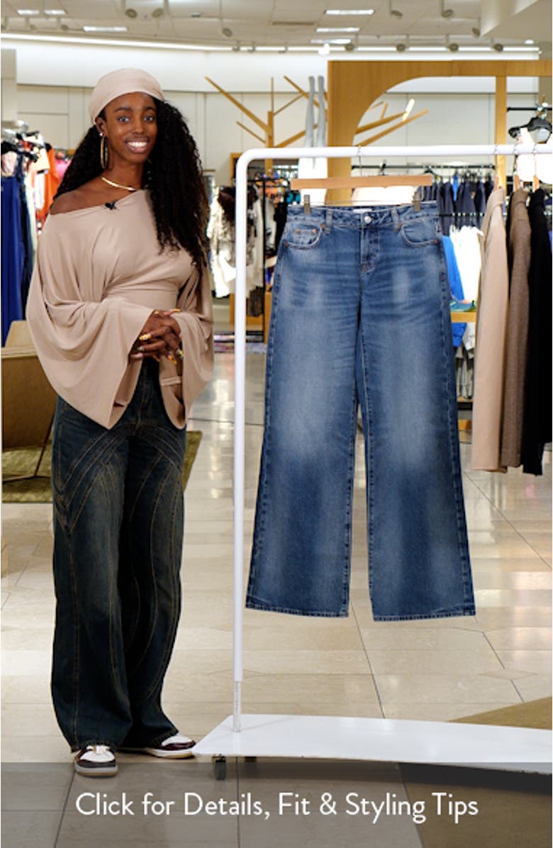 Casey Low Rise Baggy Wide Leg Jeans, sales video thumbnail