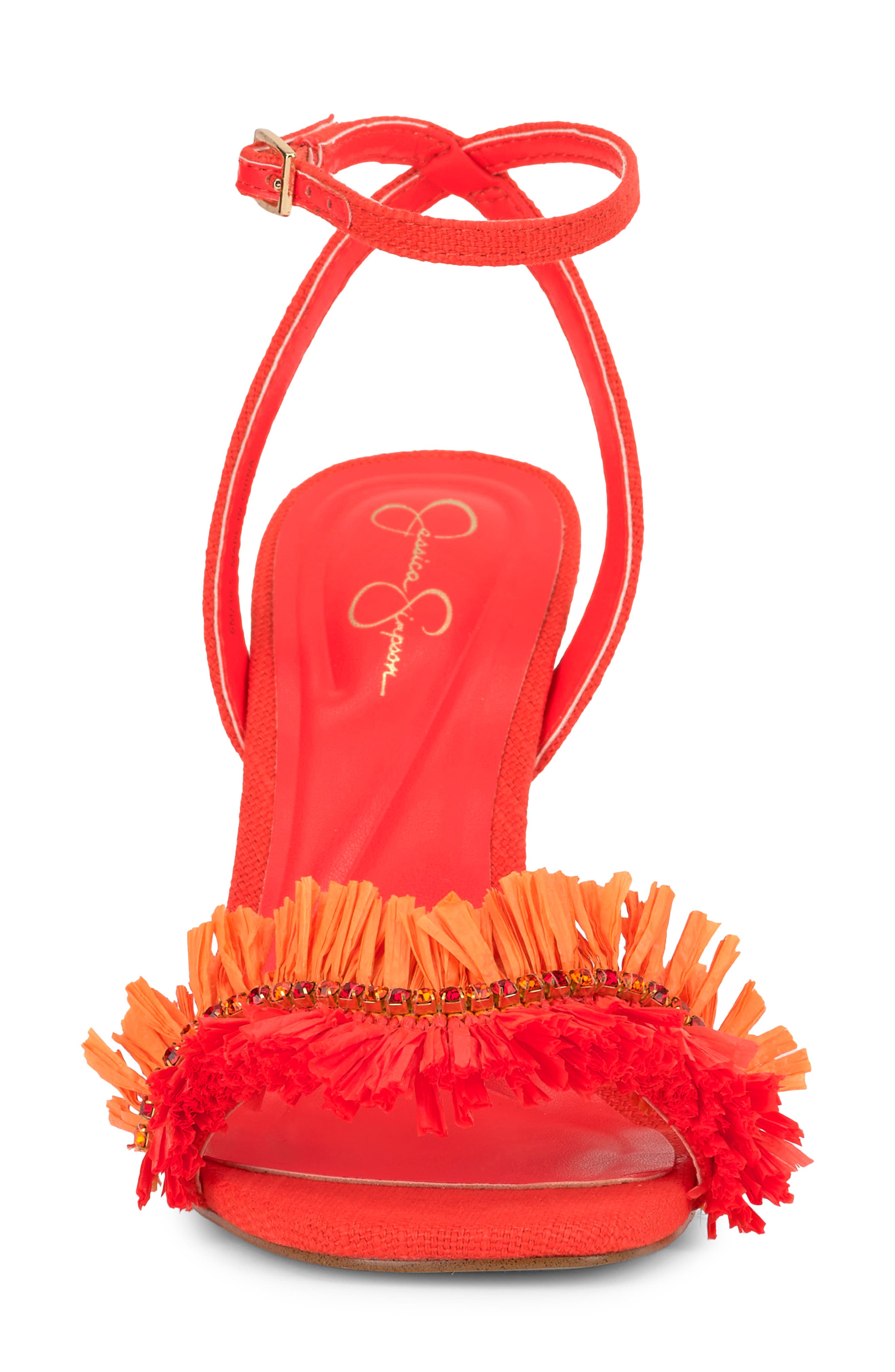 Omiena Ankle Strap Sandal, Alternate, color, ORANGE 01