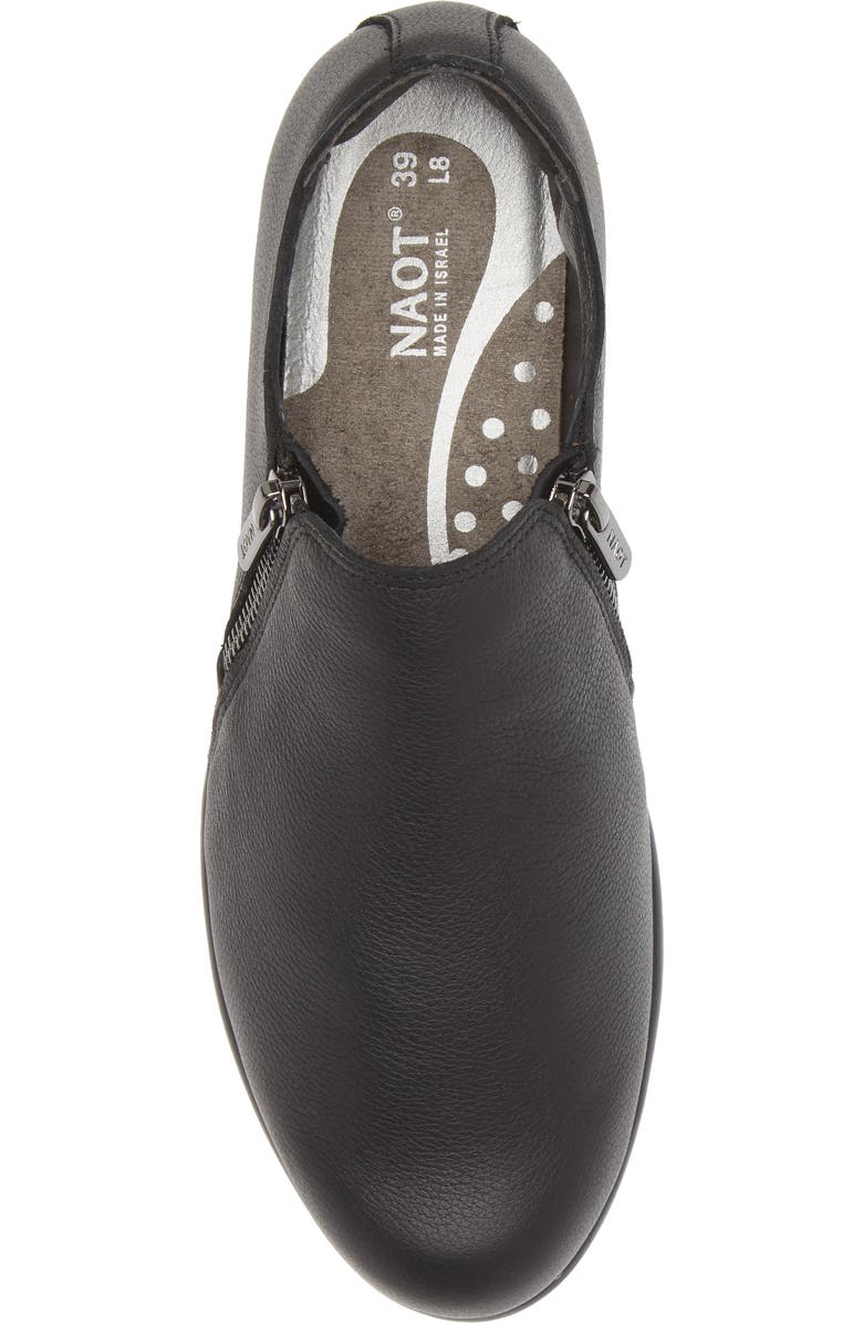 Naot Autan Zip Loafer, Alternate, color, Soft Black Leather