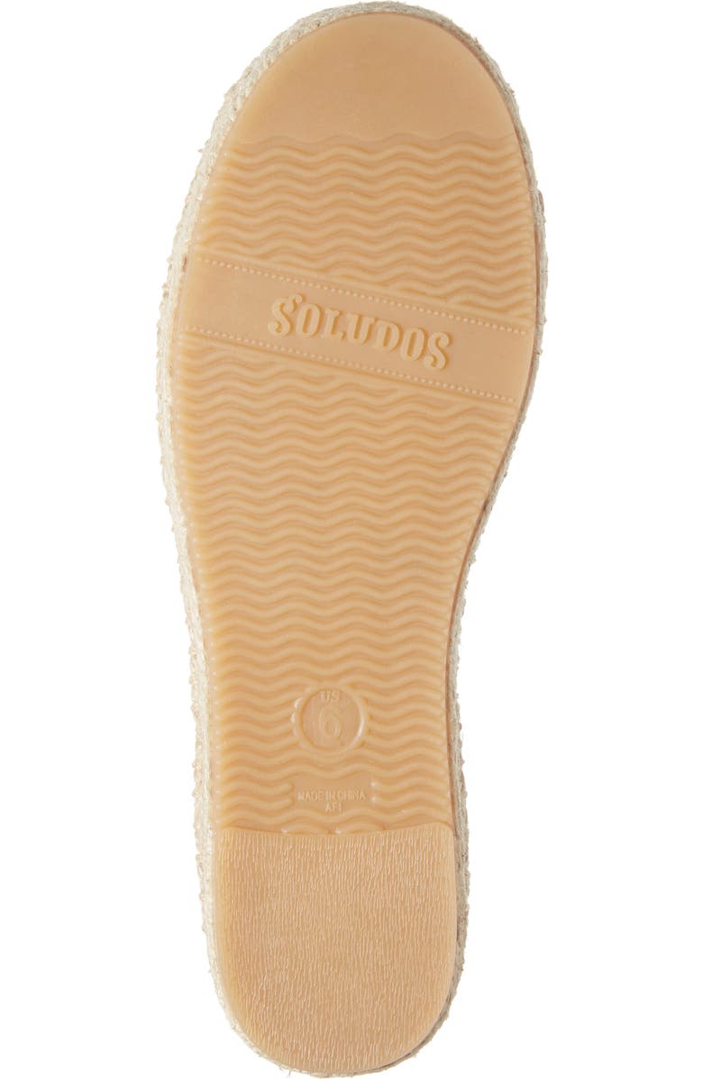 Soludos Cadiz Wave Platform Ankle Strap Sandal, Alternate, color,