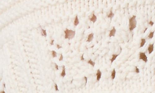 Florence By Mills Stars Hollow Open Stitch Crop Cardigan In White