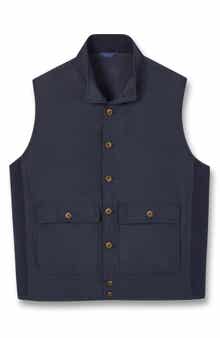 David Donahue Button Front Vest