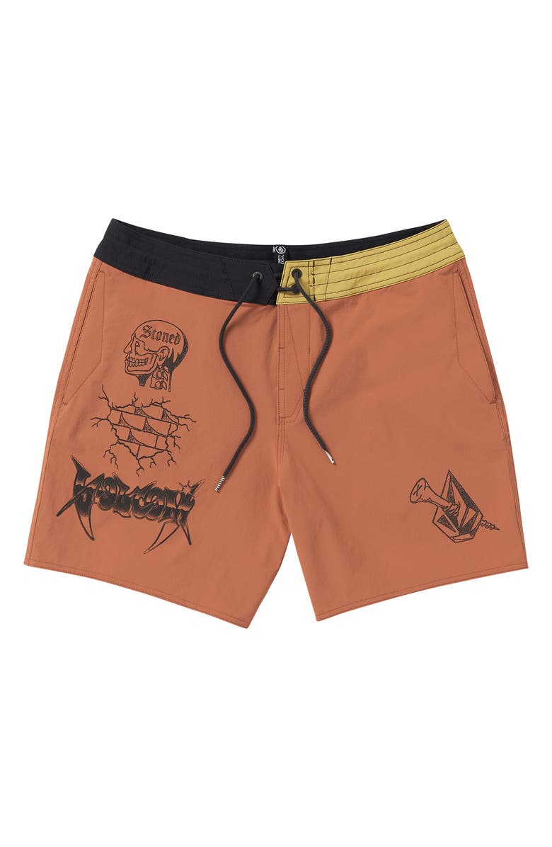 Volcom About Time Liberators Board Shorts, Alternate, color,