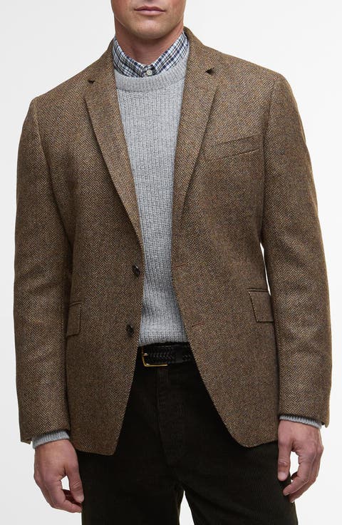 Firth Moons Wool Herringbone Sport Coat