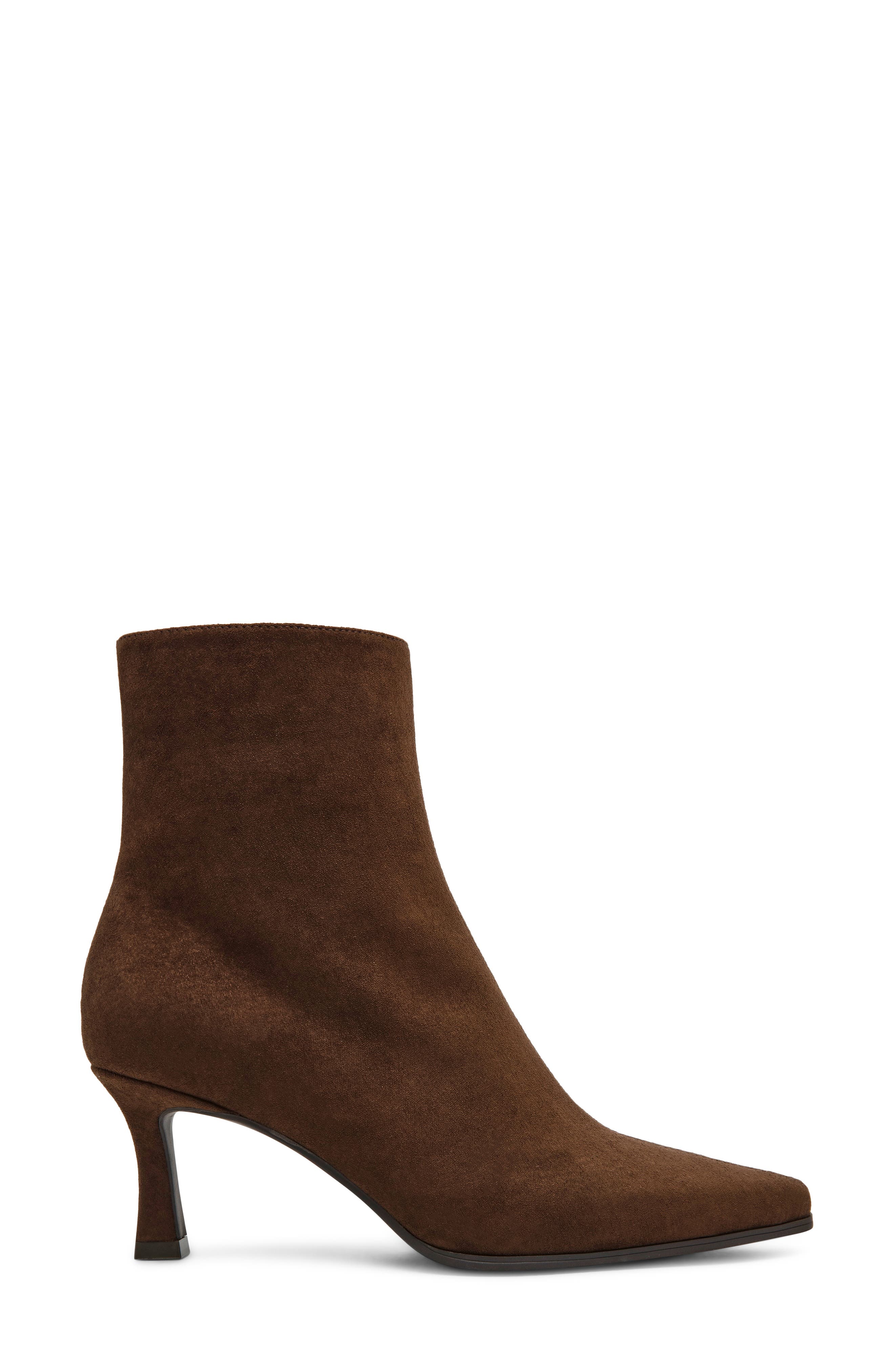 Cosia Bootie, Alternate, color, BROWN MICROSUEDE