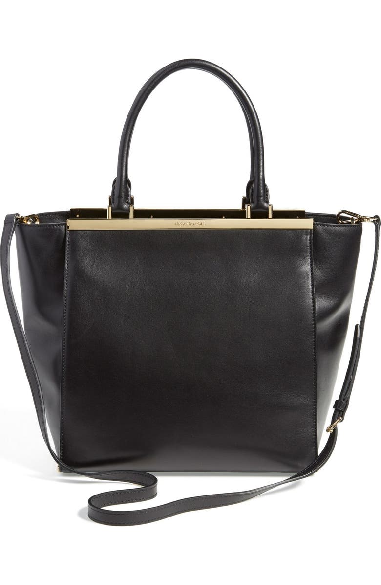 MICHAEL Michael Kors 'Large Lana' Leather Tote, Alternate, color,