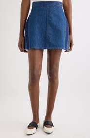 Givenchy Cocoon Denim Miniskirt