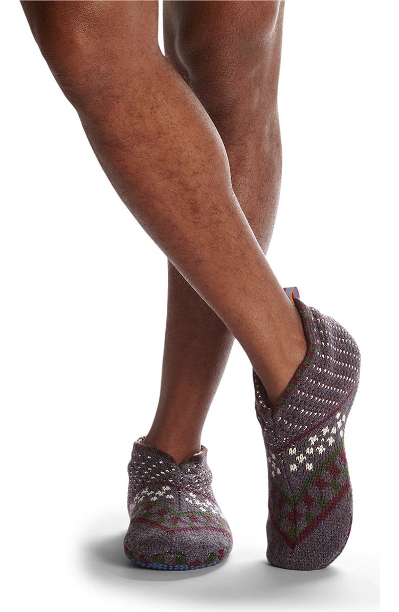 Bombas Fair Isle Gripper Slipper, Alternate, color,