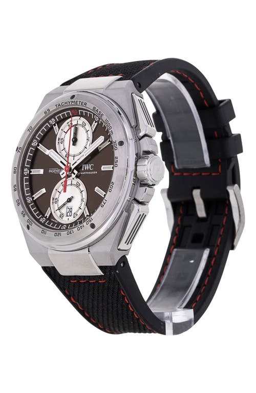 Watchfinder & Co. Iwc 2013 Ingenieur Limited Edition Chronograph Rubber Strap Watch, 45mm In Brown