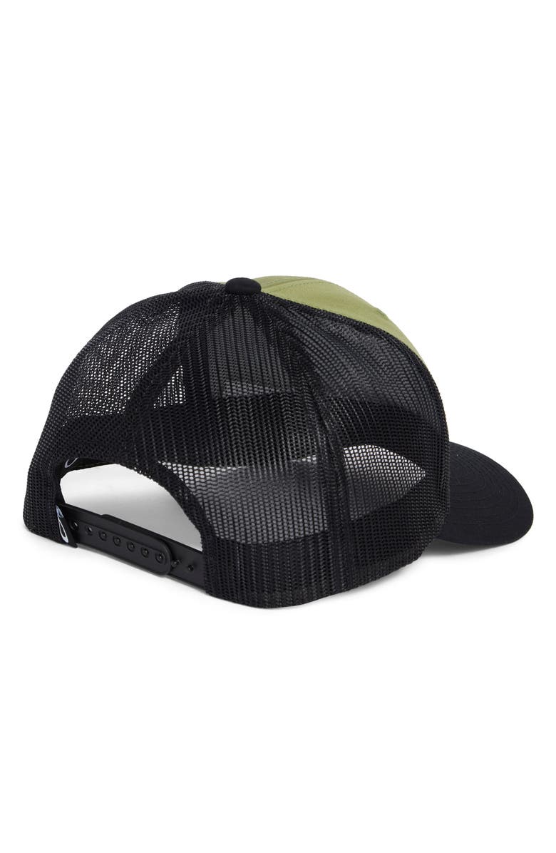 Oakley Original Patch Trucker Hat, Alternate, color, Black/ Fern