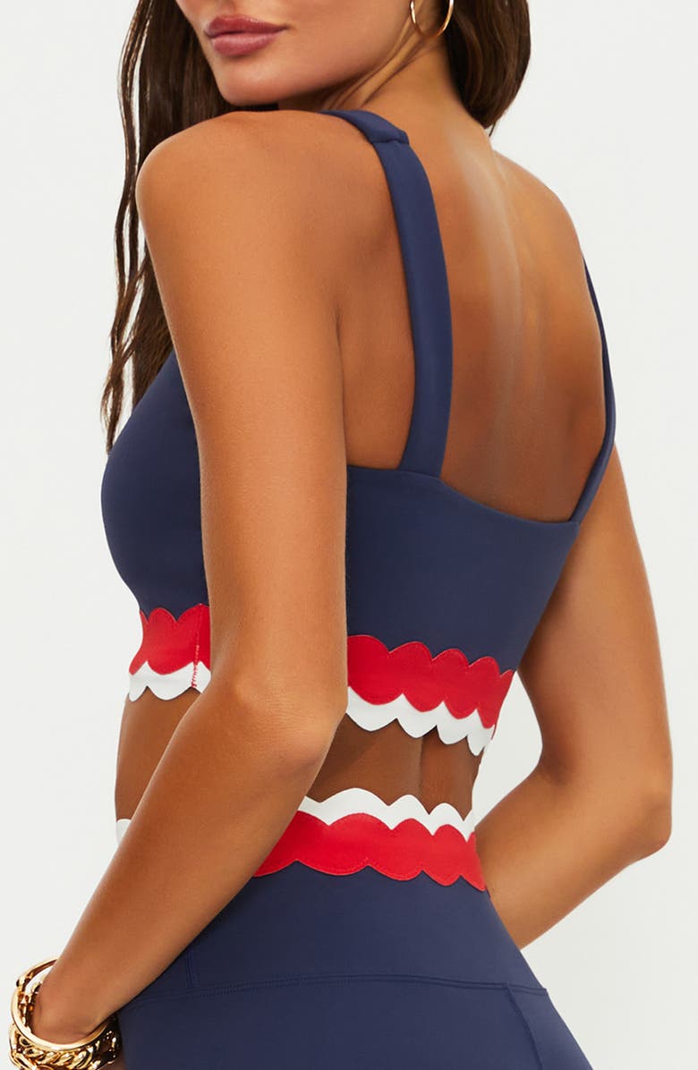 Beach Riot Marin Scallop Colorblock Bikini Top, Alternate, color, Twilight Firework Colorblock