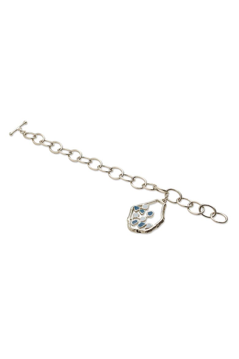 LAZA BRACELET, Alternate, color, White Rhodium Plated