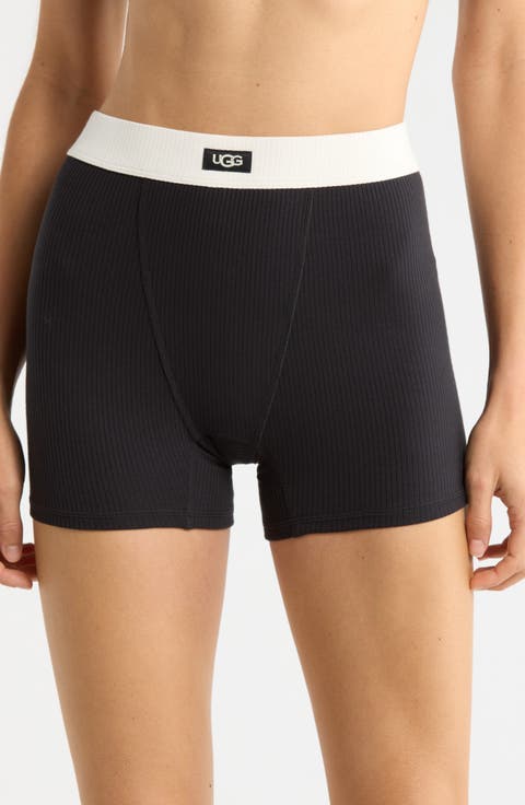 Alexiah Rib Lounge Boy Shorts