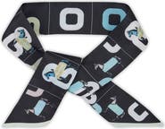 SAACHI Horse Skinny Scarf