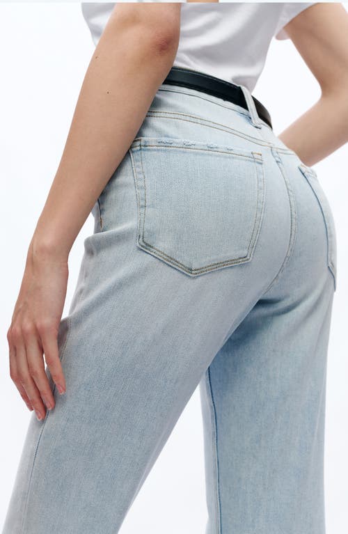 Bayeas High Waist Ankle Straight Leg Jeans