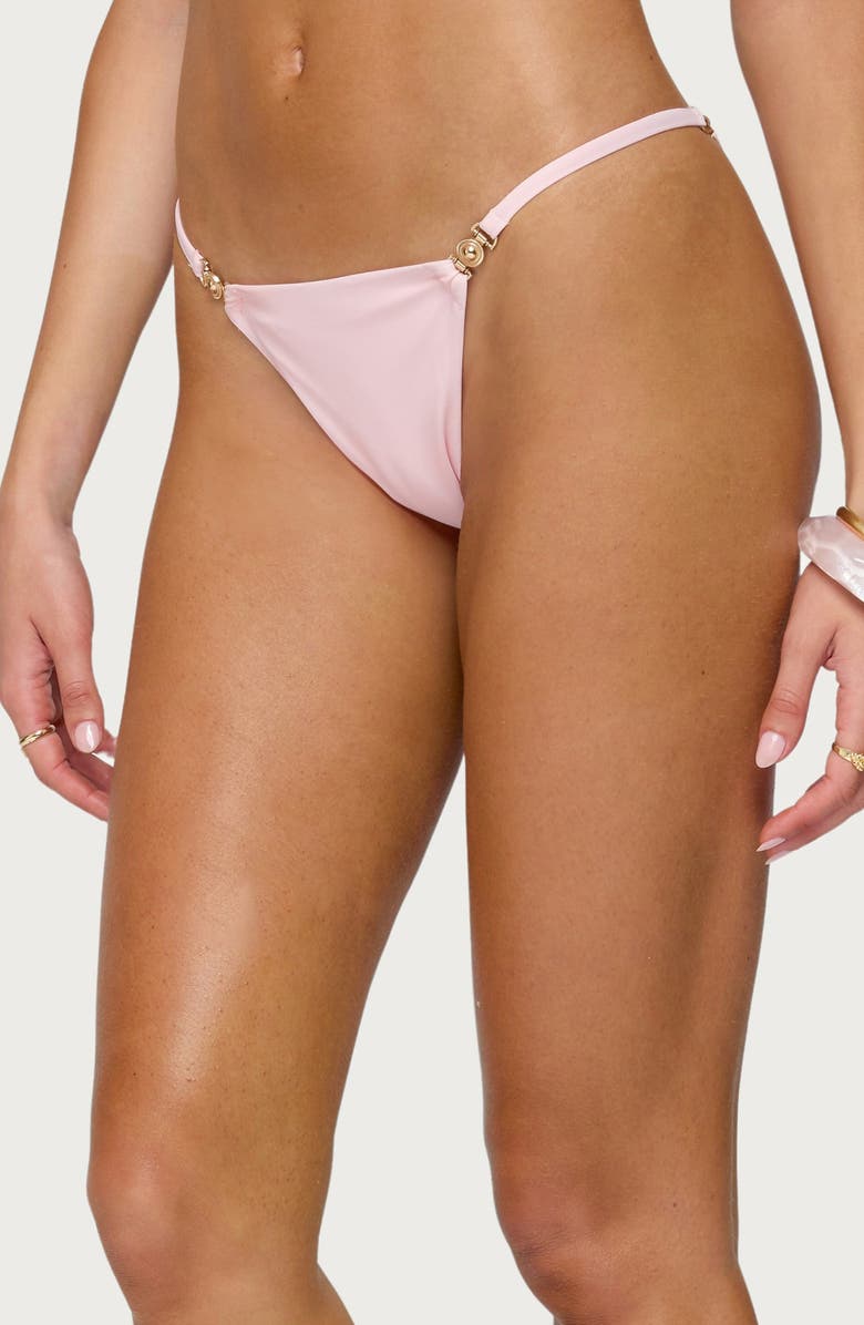 EDIKTED Kaya Bikini Bottoms, Alternate, color, Light-Pink