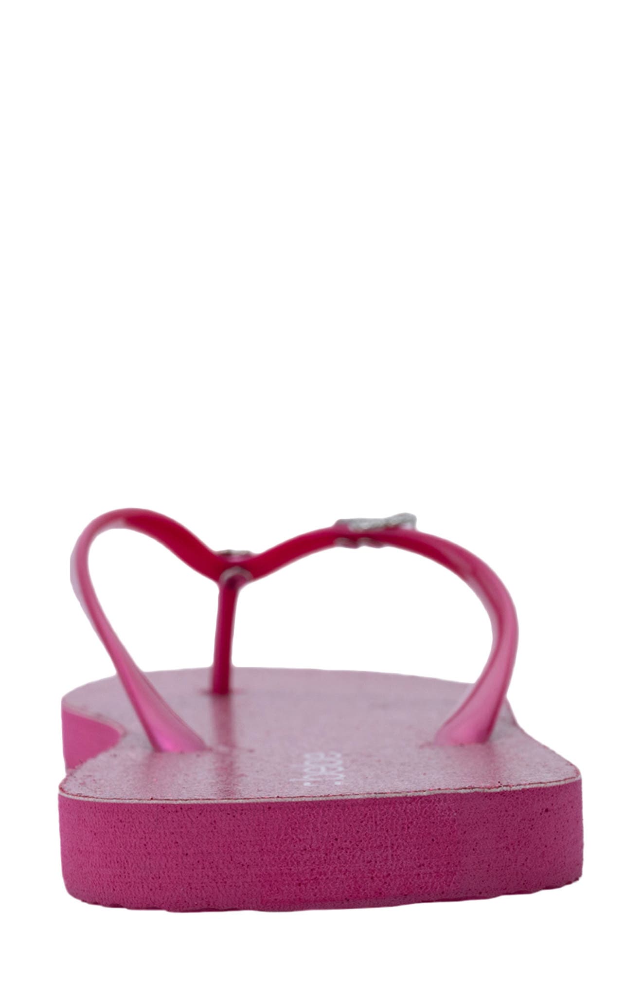 Glittery Thong Sandal, Alternate, color, FUCHSIA