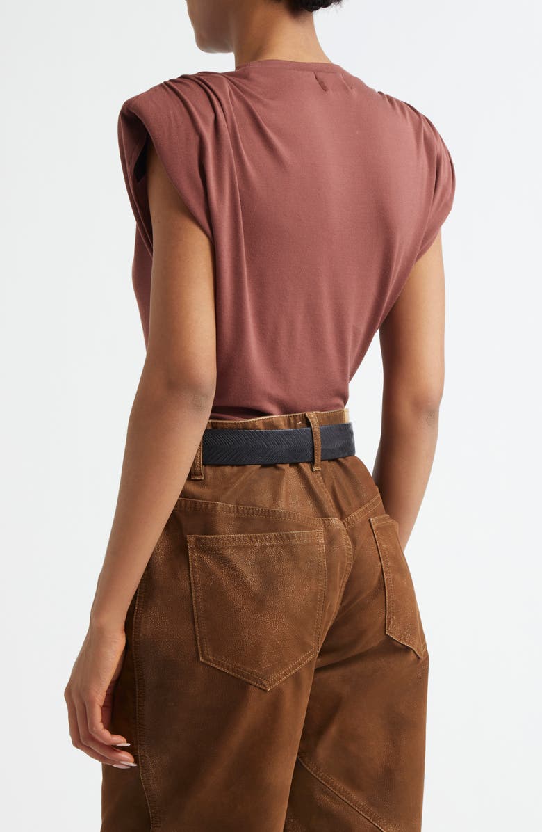 Isabel Marant Étoile Devani Extended Shoulder Knit Top, Alternate, color, 