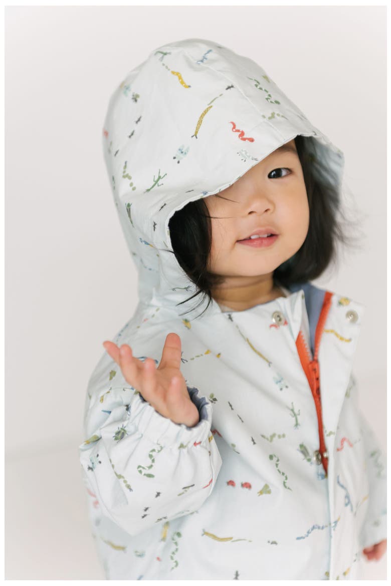 Kids' Park Rain Suit, Alternate, color, CRAWLING CRITTERS BLUE