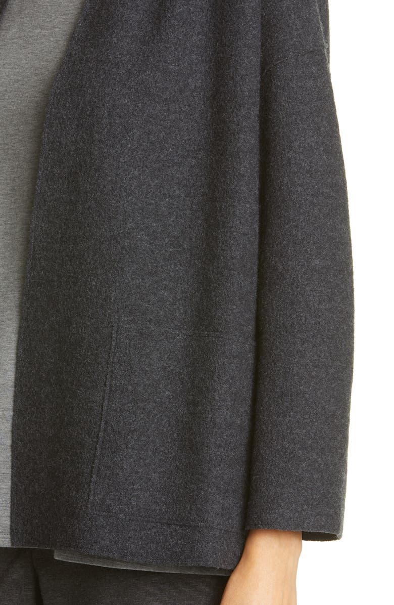 Eileen Fisher Lightweight Boiled Wool Jacket, Alternate, color, 