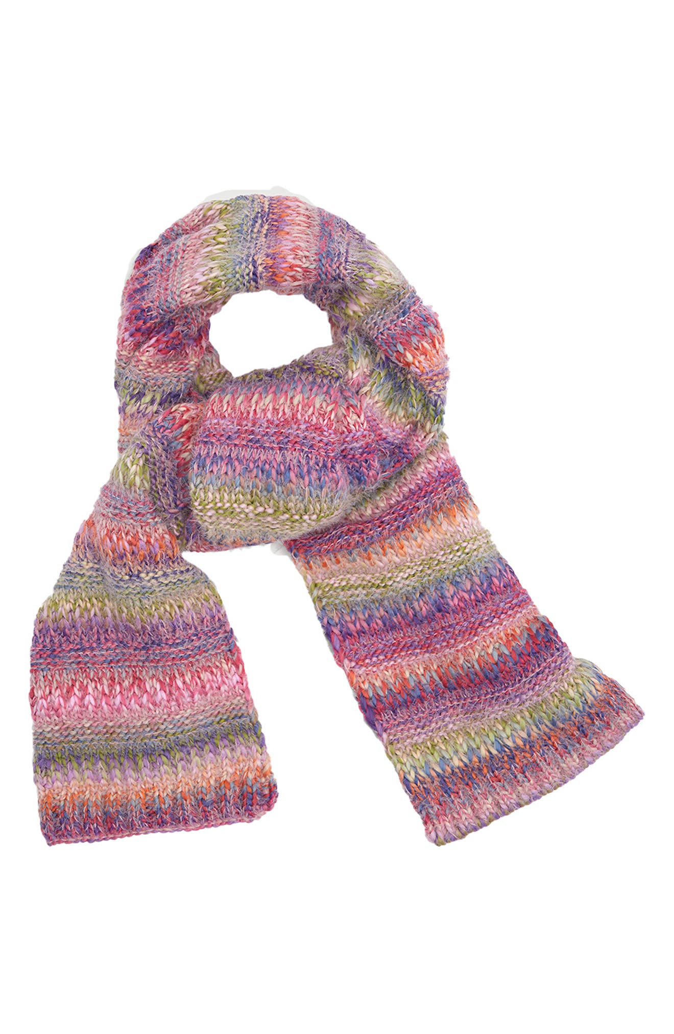 SAACHI Multicolored Knit Scarf