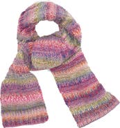 SAACHI Multicolored Knit Scarf