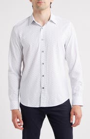 W.R.K Trim Fit Neat Performance Button-Up Shirt