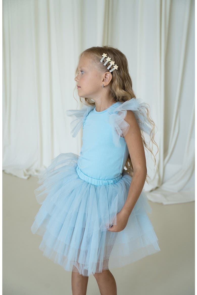 Mist Tutu Set, Alternate, color, Cool Blue