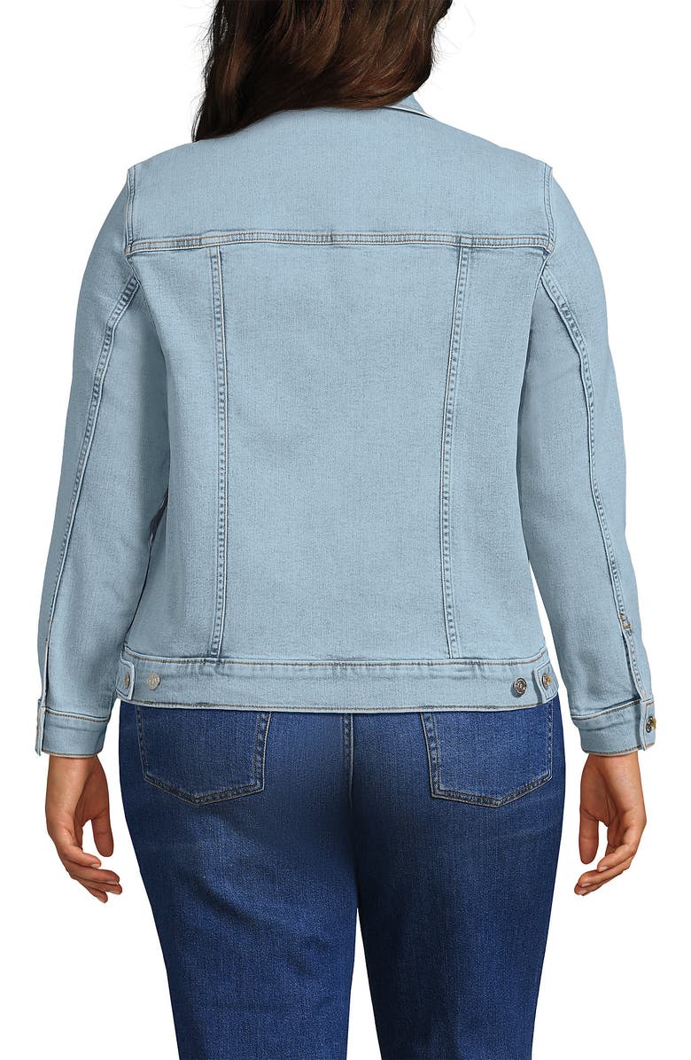 Lands' End Denim Trucker Jacket, Alternate, color, 
