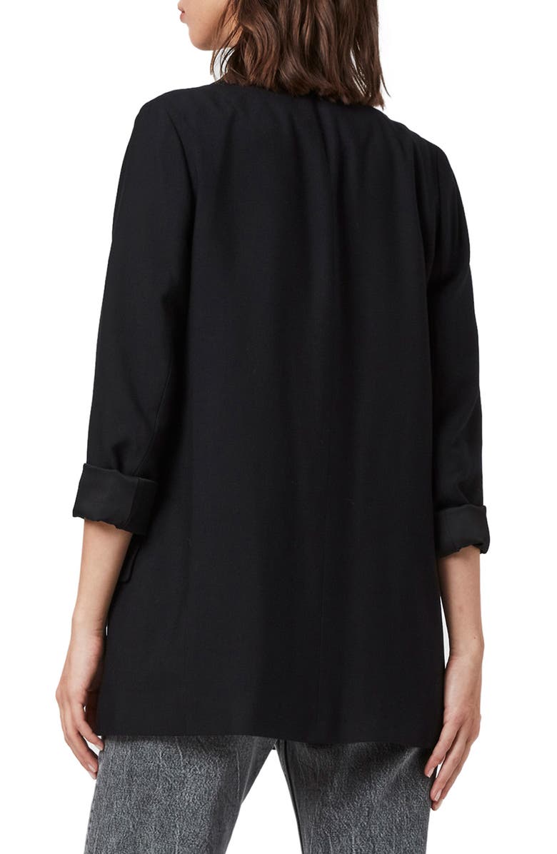 AllSaints Aleida Open Front Blazer, Alternate, color, 