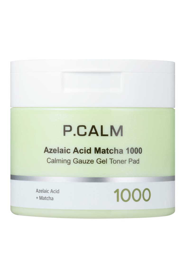 Azelaic Acid Matcha 1000 Calming Gauze Gel Toner Pad, Main, color, NO COLOR