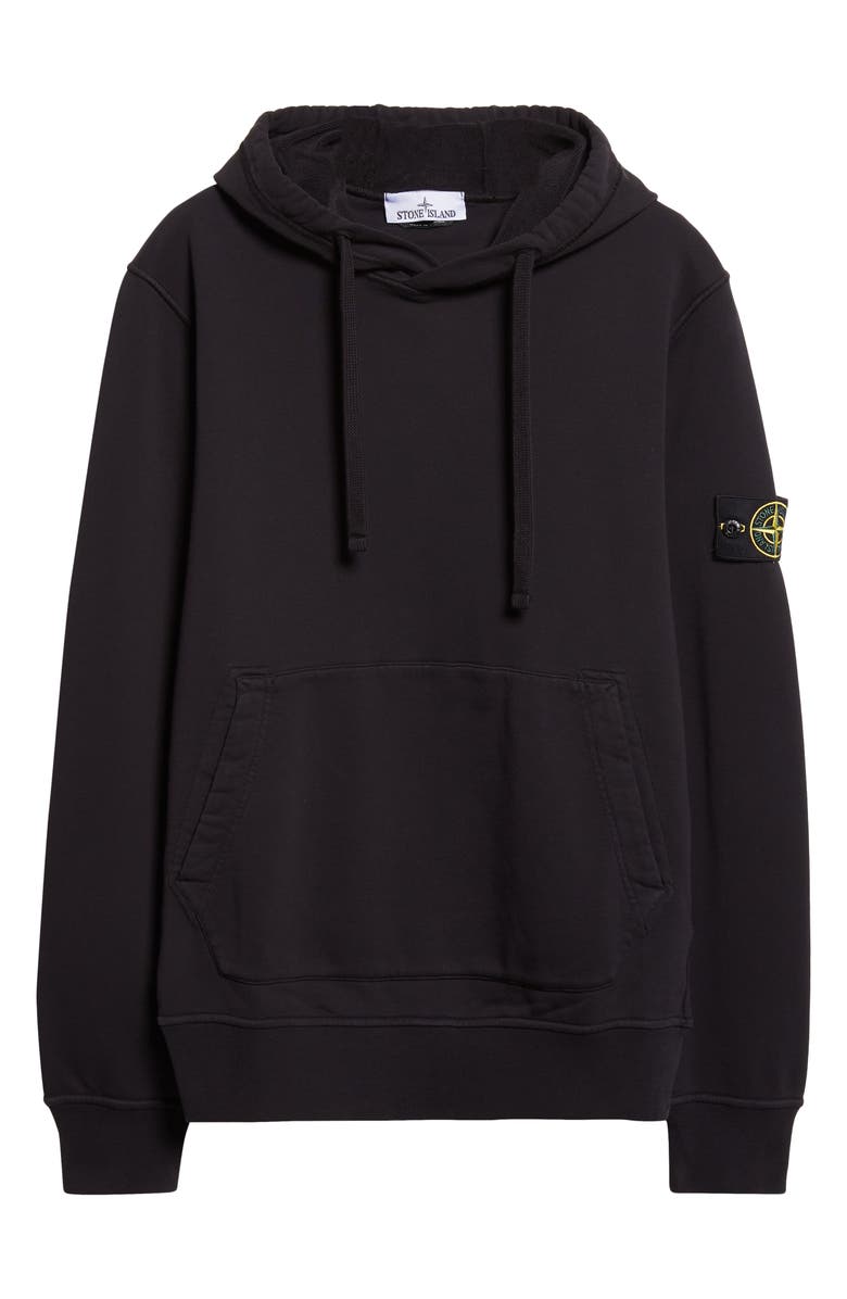 Stone Island Cotton Hoodie, Alternate, color, V0029 Black