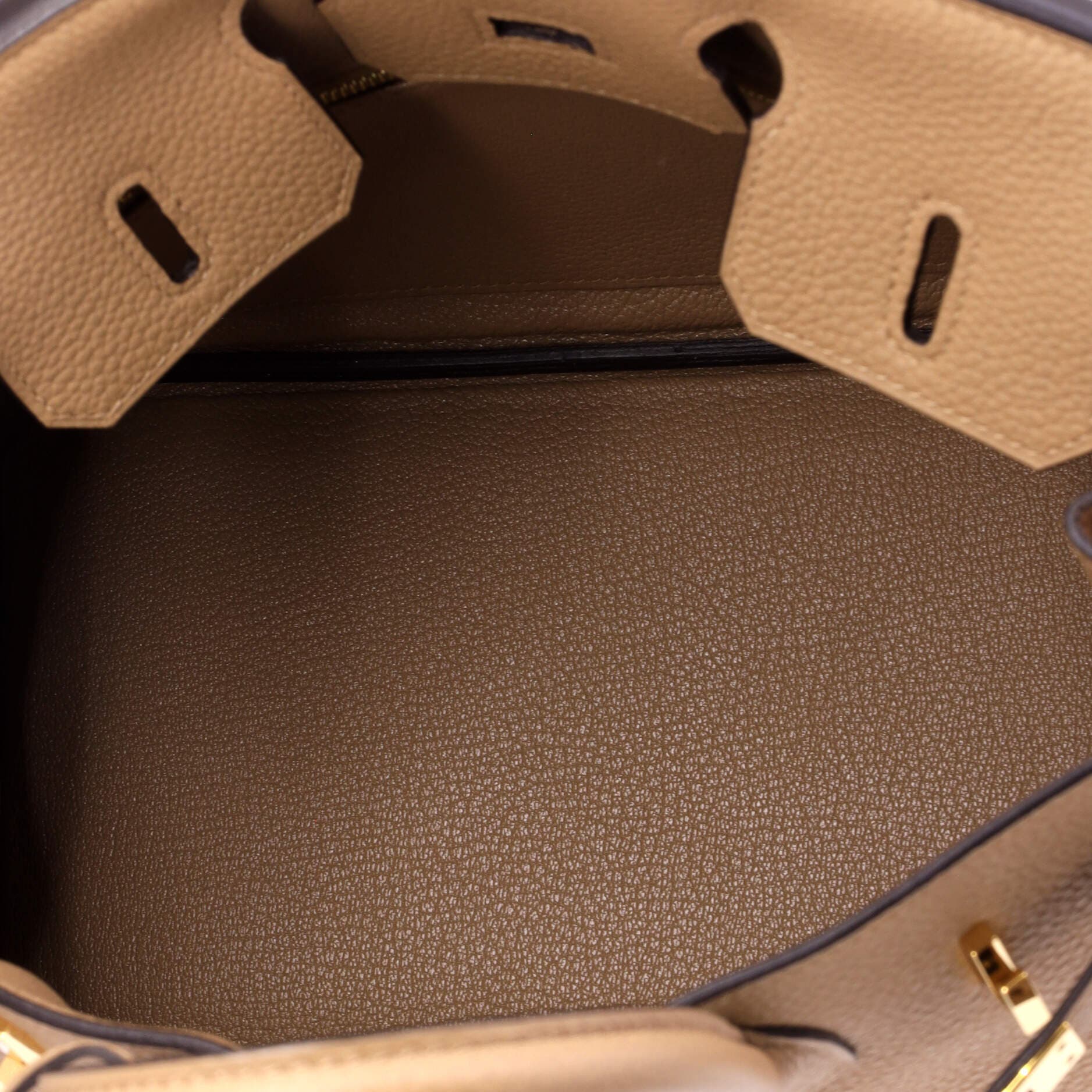 Pre-Owned Hermes Birkin Handbag Brown Togo with Gold Hardware 25, Alternate, color, Chai