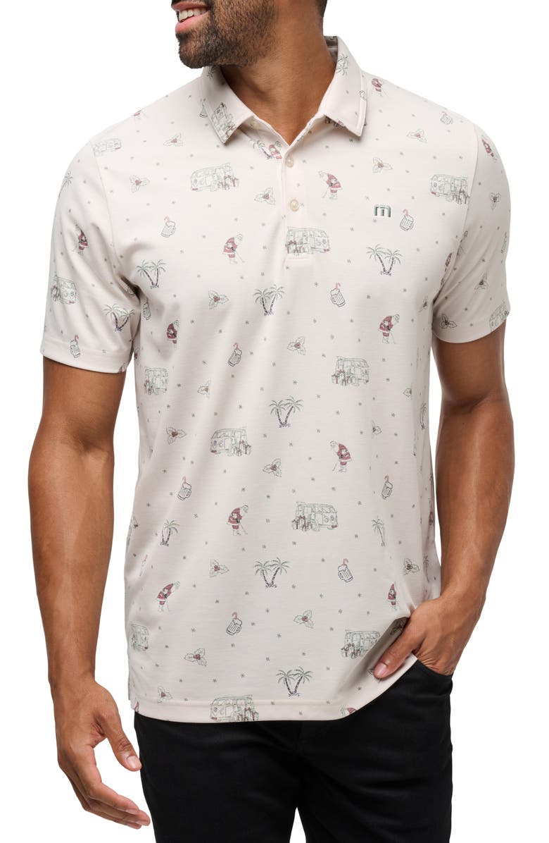 TravisMathew Cookie Swap Polo, Main, color, Moonbeam