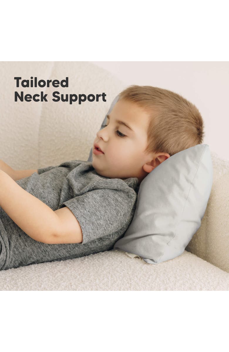 KeaBabies Buddy Toddler Pillow, Alternate, color, French Gray