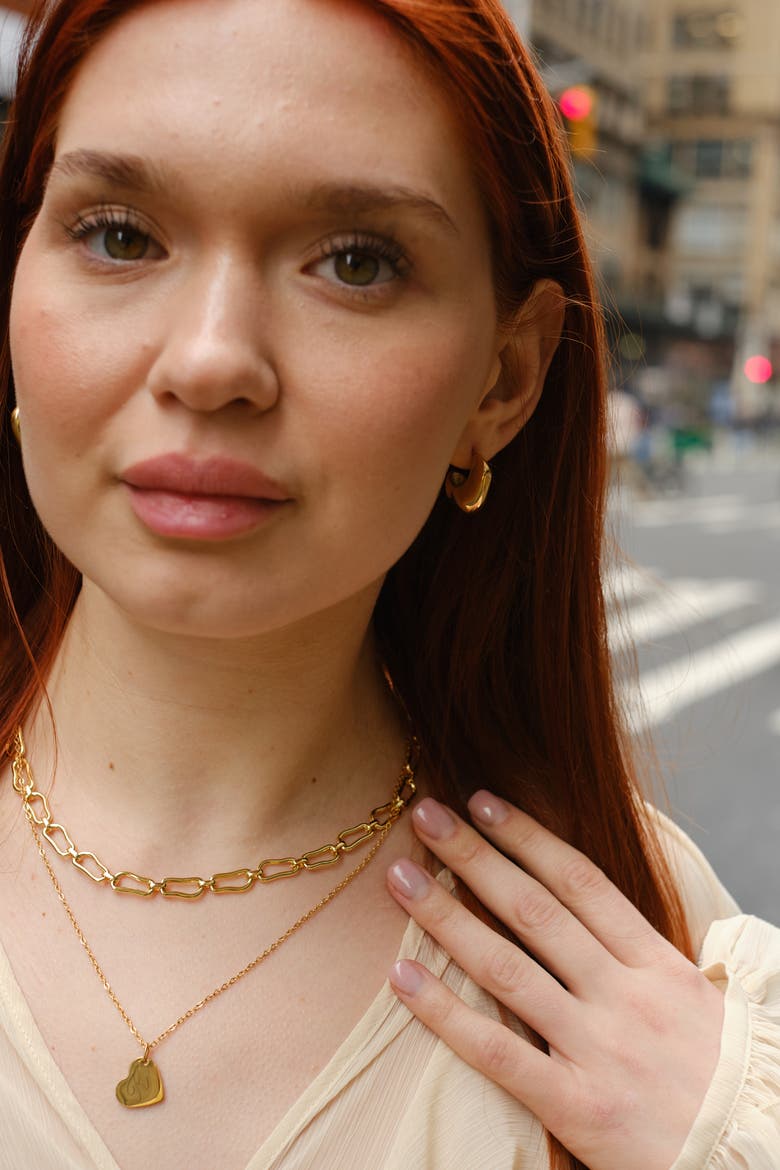 Carra Necklace, Alternate, color, Gold