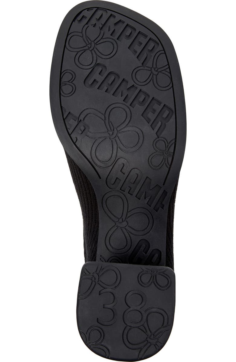 Camper Kora Square Toe Boot, Alternate, color, Black